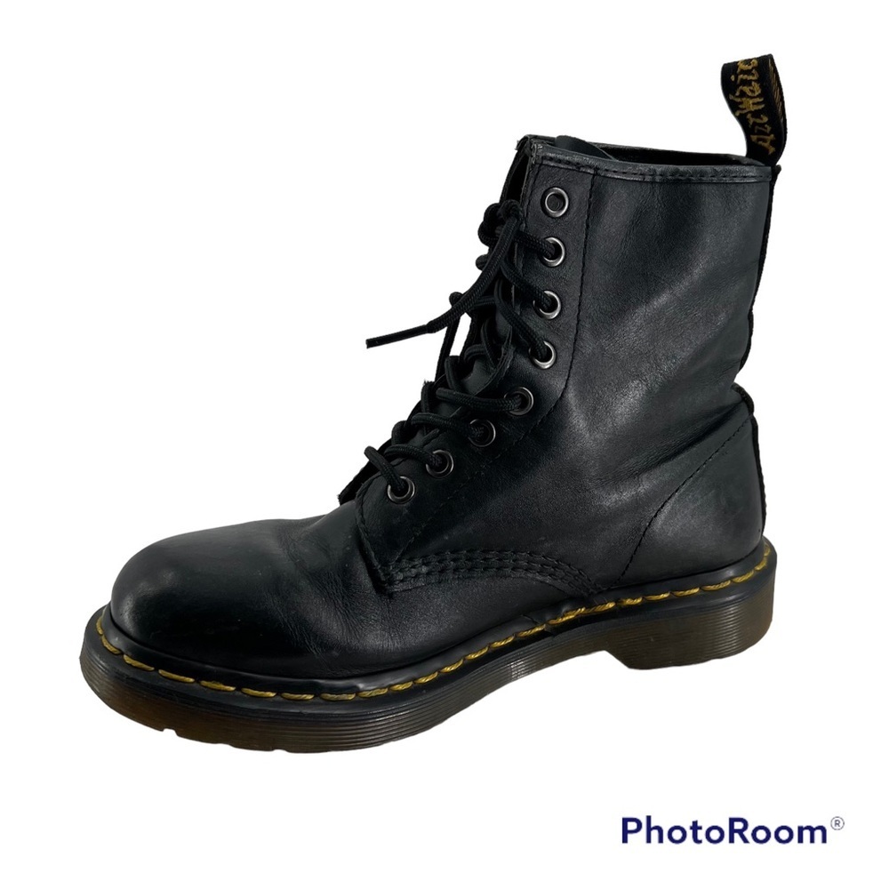 Dr Marten The Original 1460W Lace Up  Black Boots Size 7